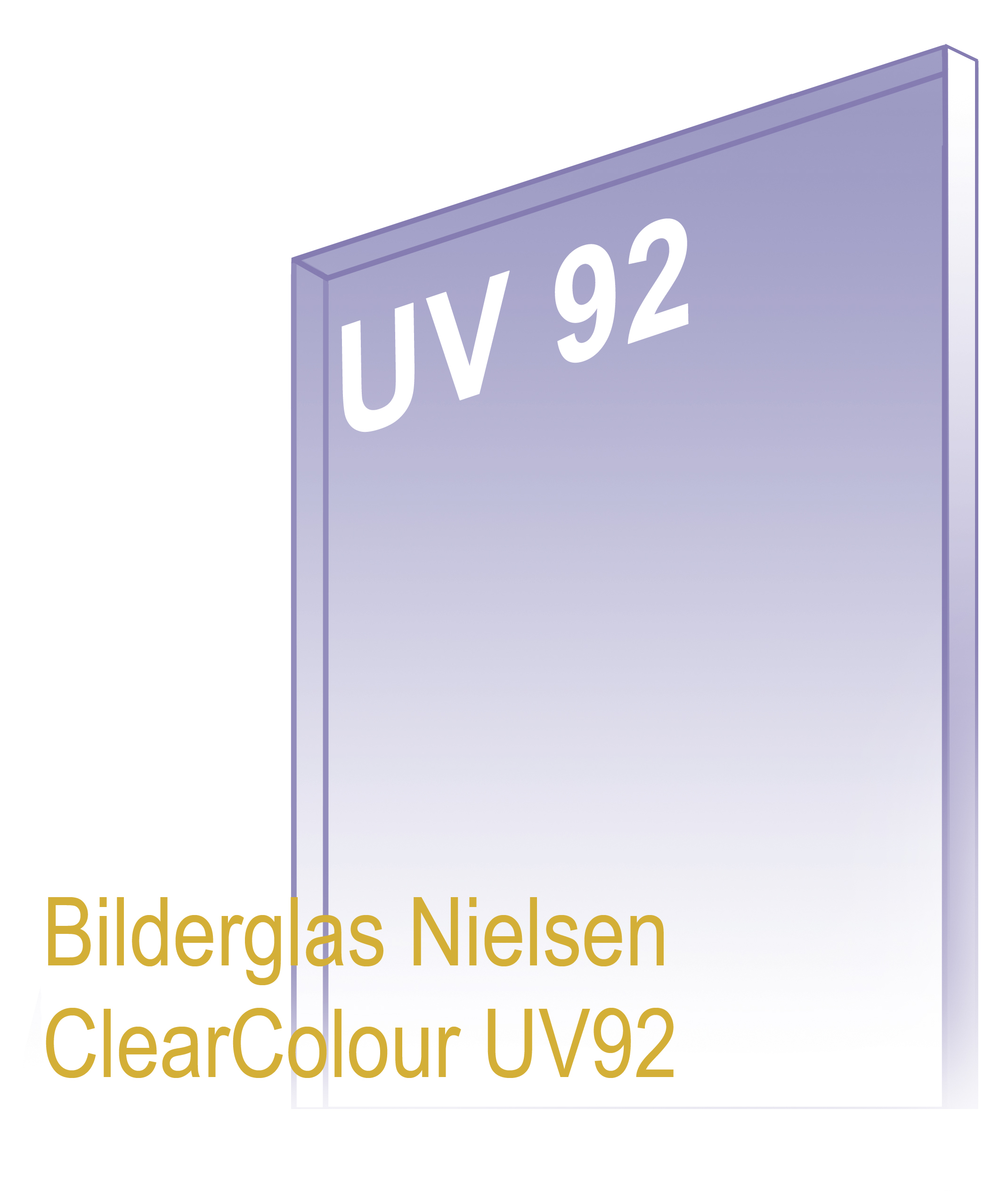 Bilderglas ClearColour UV92