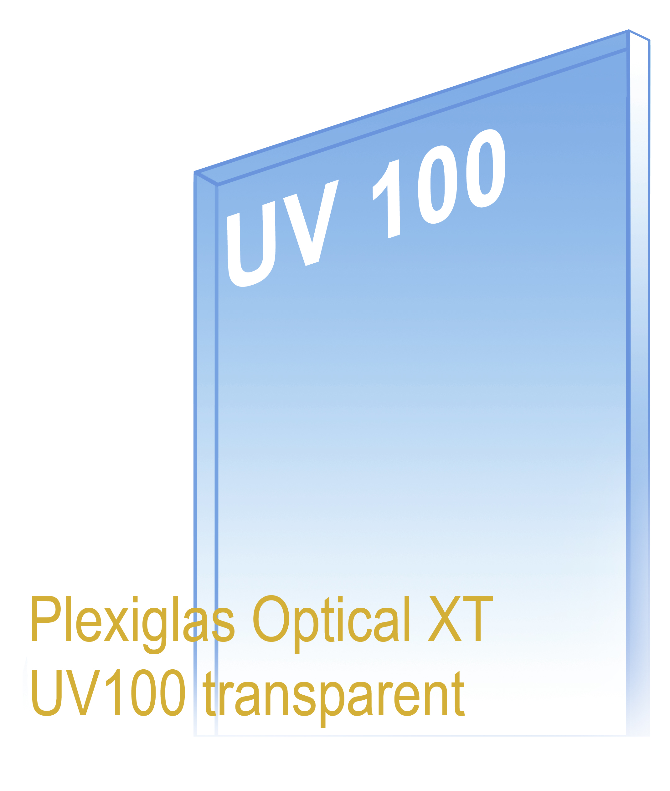Plexiglas Optical XT UV100 transparent