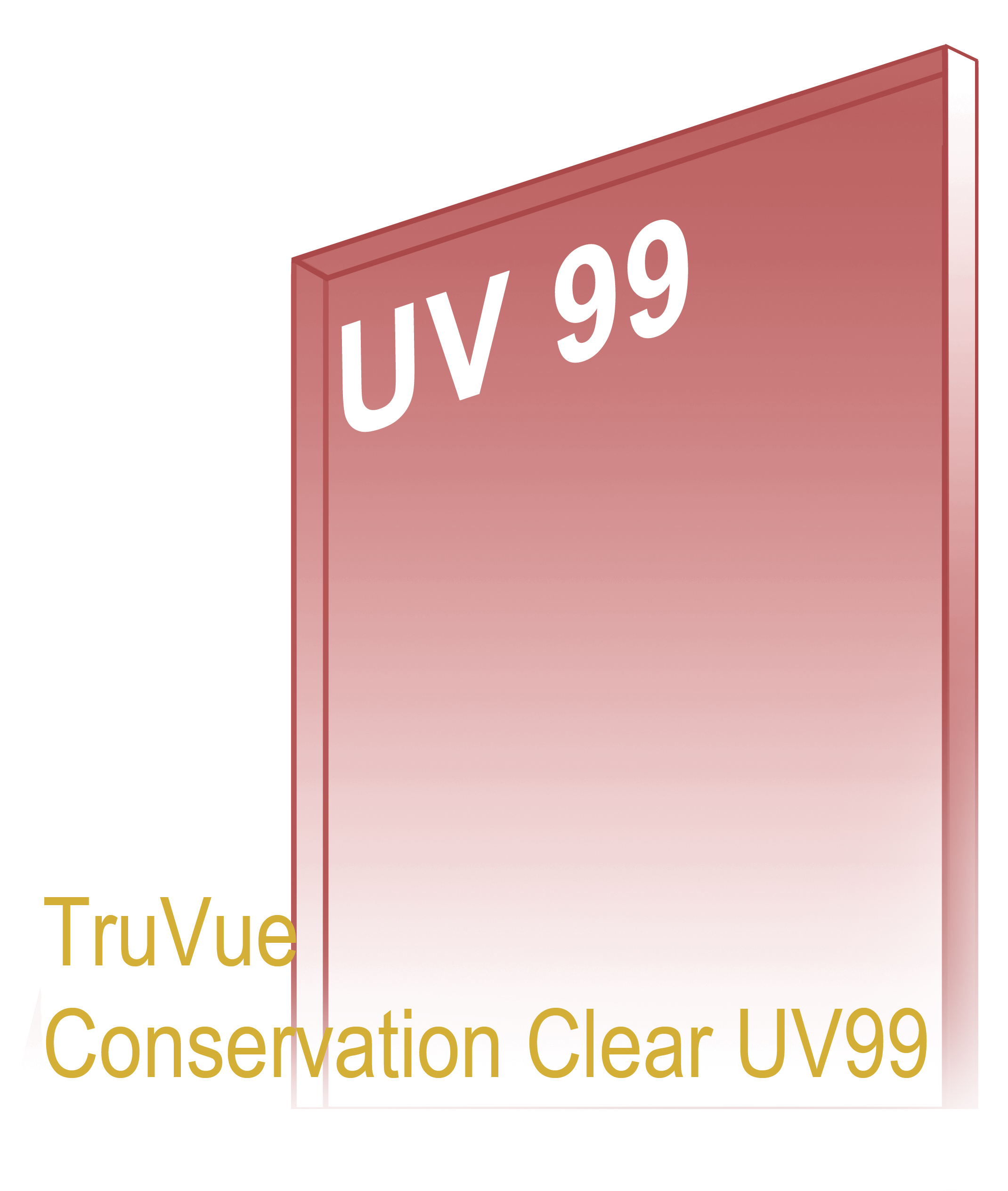 Bilderglas TruVue Conservation UV99